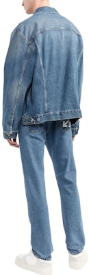 OFF-WHITE Seluar Jeans Biru Muda Lelaki Fit Lurus Koleksi Musim Luruh. OMYA102C99DEN0064901 Shop OFF-WHITE Seluar Jeans Biru Muda Lelaki Fit Lurus Koleksi Musim Luruh. OMYA102C99DEN0064901