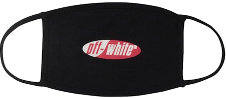 Off-White Split Logo Face Mask (SS19) Black/White/Red Off-White Split Logo Face Mask (SS19) Black/White/Red