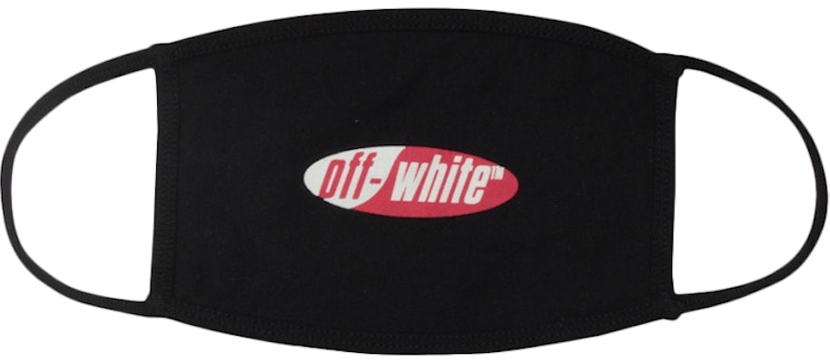 Off-White Split Logo Face Mask (SS19) Black/White/Red Buy Off-White Split Logo Face Mask (SS19) Black/White/Red