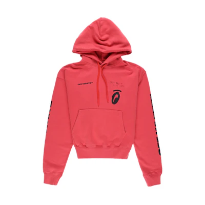 Off-White Splitted Arrows Hoodie Red/Black