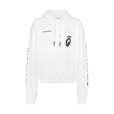 Off-White Splitted Arrows Hoodie White/Black