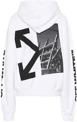 Off-White Splitted Arrows Hoodie White/Black Order Off-White Splitted Arrows Hoodie White/Black