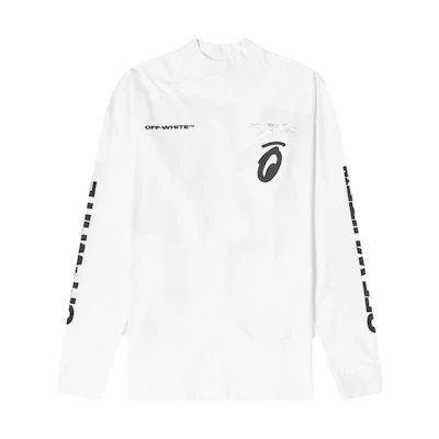 Off-White Splitted Arrows Long Sleeve T-Shirt White/Black