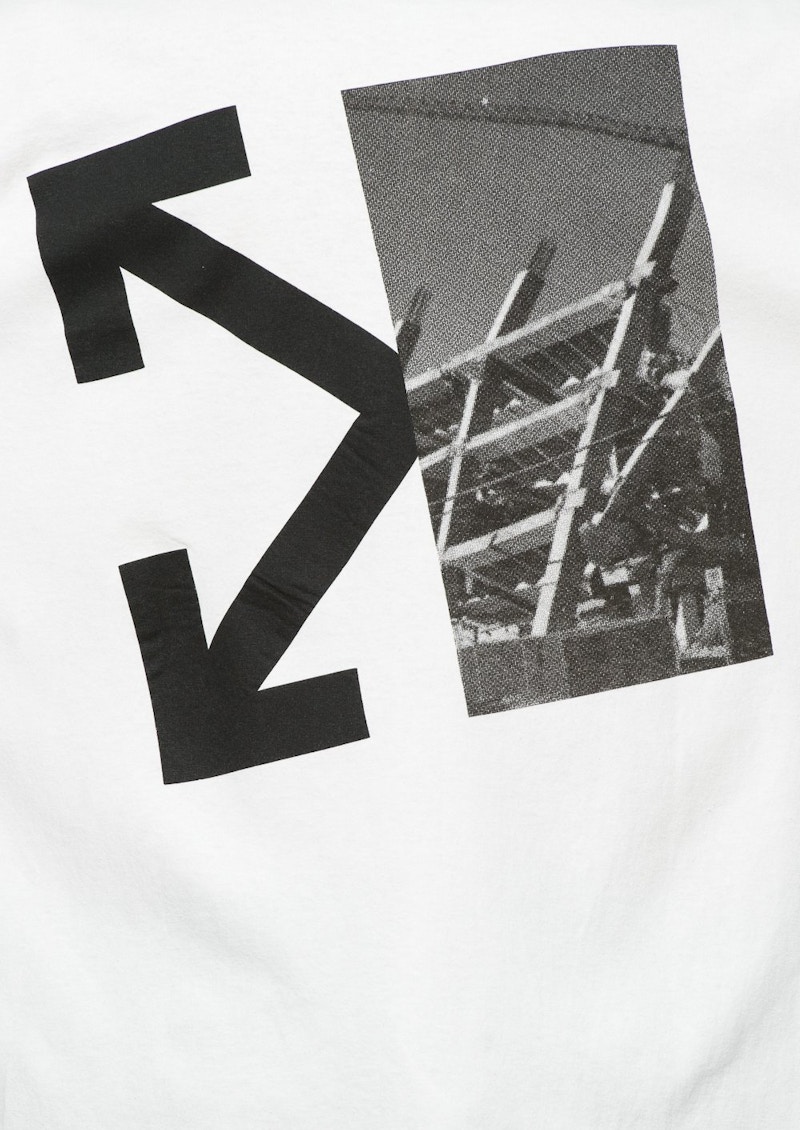 Off-White Splitted Arrows Long Sleeve T-Shirt White/Black 圖 2