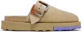 Buy Off-White Sponge Clog 'Beige' Beige' OMIJ001S23LEA001-6120