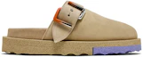 Buy Off-White Sponge Clog 'Beige' OMIJ001S23LEA001-6120