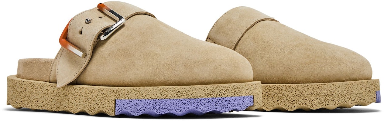 Off-White Sponge Clog 'Beige' OMIJ001S23LEA001-6120 Cheap Off-White Sponge Clog 'Beige' OMIJ001S23LEA001-6120