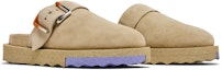 Cheap Off-White Sponge Clog 'Beige' Beige' OMIJ001S23LEA001-6120