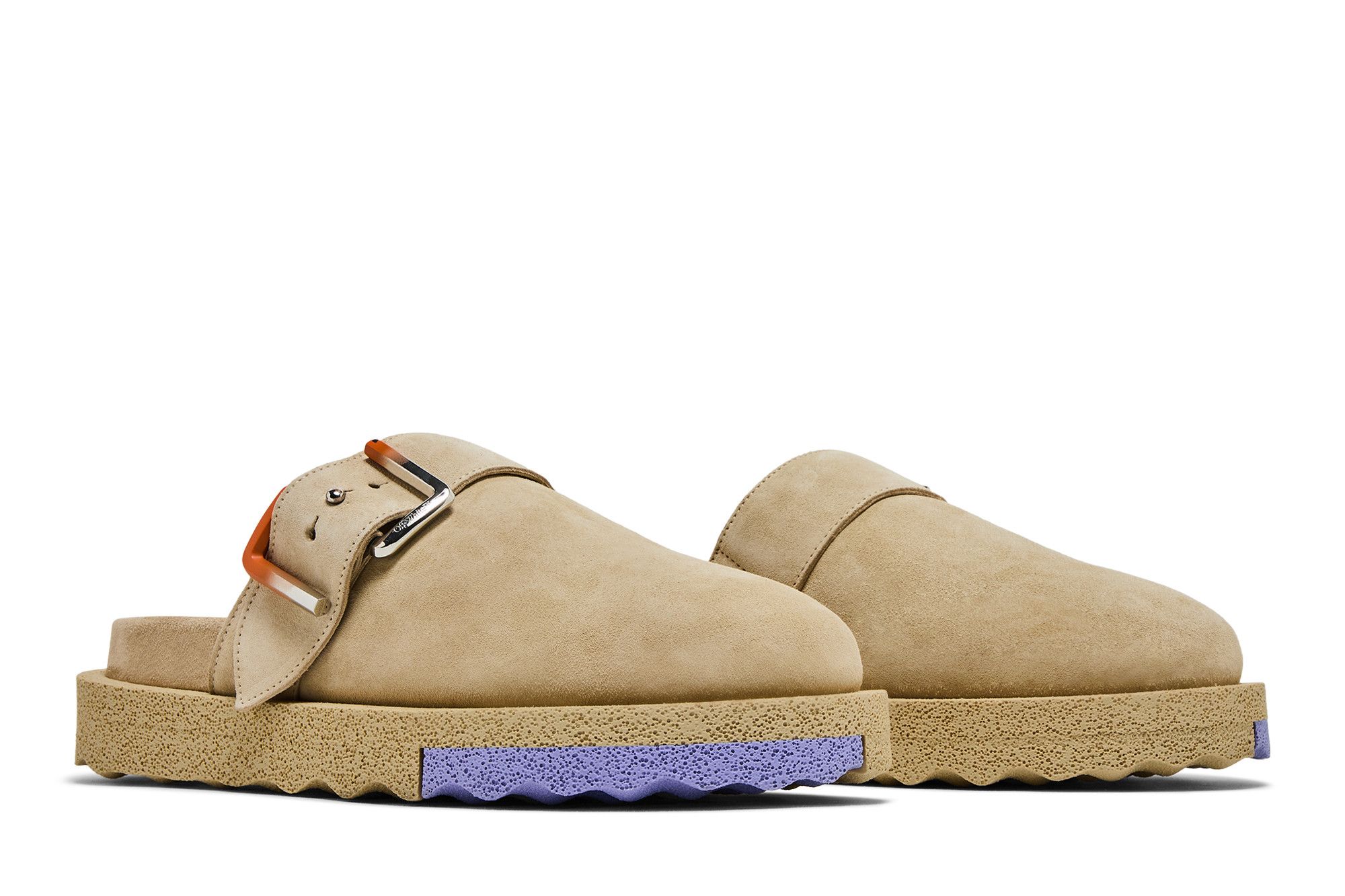 Cheap Off-White Sponge Clog 'Beige' OMIJ001S23LEA001-6120