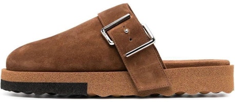 Off-White Sponge Clog 'Brown' OMIC003S21LEA001-6010 Off-White Sponge Clog 'Brown' OMIC003S21LEA001-6010