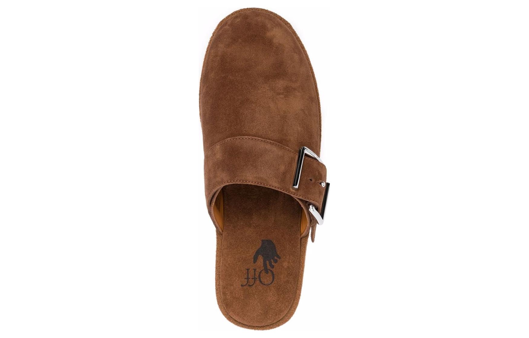 Off-White Sponge Clog 'Brown' 圖 3