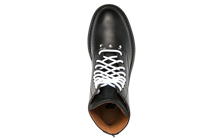 Purchase But Off-White Sponge Combat Boot 'Hitam' OMID003R21LEA0011000