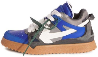 Off-White Sponge Mid-Top Sneakers 'Blue White Grey Tan' OMIA234F23LEA0026901 Off-White Sponge Mid-Top Sneakers 'Blue White Grey Tan' OMIA234F23LEA0026901