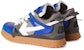 Snekers Off-White Sponge Mid-Top 'Biru Putih Kelabu Coklat Muda' OMIA234F23LEA0026901