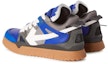 Lookbook Snekers Off-White Sponge Mid-Top 'Biru Putih Kelabu Coklat Muda' OMIA234F23LEA0026901