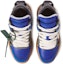 Shop Snekers Off-White Sponge Mid-Top 'Biru Putih Kelabu Coklat Muda' OMIA234F23LEA0026901