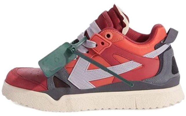 Off-White Sponge Mid-Top Sneakers 'Red Grey' OMIA234F23LEA0022506 Buy Off-White Sponge Mid-Top Sneakers 'Red Grey' OMIA234F23LEA0022506