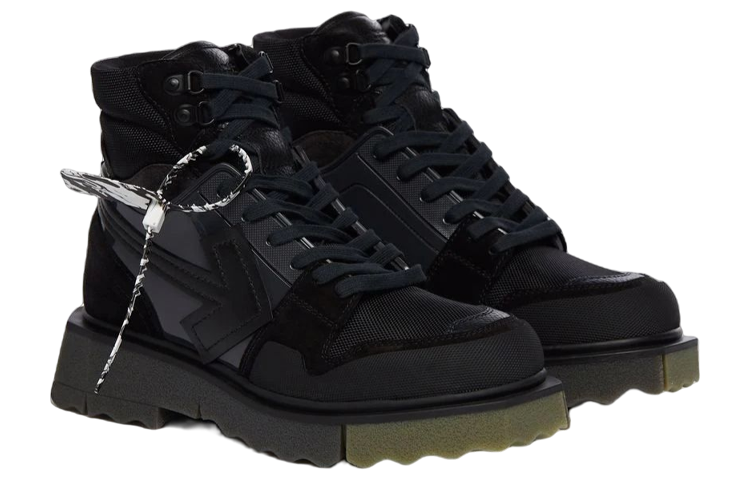 Off-White Hiking Sponge Sneakerboot 'Black' 圖 3