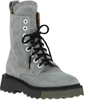 Off-White 灰色海绵鞋底系带靴 OMIE009S22LEA002-1710 Lookbook Off-White 灰色海绵鞋底系带靴 OMIE009S22LEA002-1710