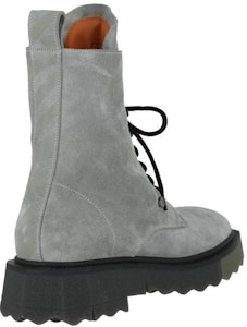 Off-White 灰色海绵鞋底系带靴 OMIE009S22LEA002-1710 Purchase Off-White 灰色海绵鞋底系带靴 OMIE009S22LEA002-1710