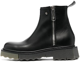 Off-White Sponge Zip Boot 'Black Green' OMID004F22LEA0011056 Off-White Sponge Zip Boot 'Black Green' OMID004F22LEA0011056