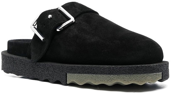 Off-White Spongesole Clogs Black Suede OMIJ001C99LEA0011056 Order Off-White Spongesole Clogs Black Suede OMIJ001C99LEA0011056