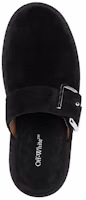 Lookbook Off-White Spongesole Clogs Black Suede OMIJ001C99LEA0011056