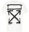 Buy Camiseta Blanca OFF-WHITE Spray Arrows Gráfico Cuello Redondo OMAA038R201850150110