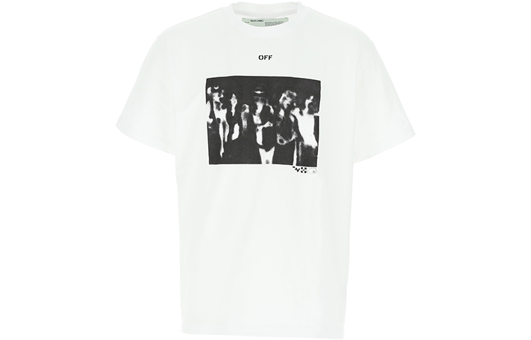 OFF-WHITE Spray Arrows Graphic Tee White Crewneck T-Shirt OMAA038R201850150110 圖 3