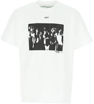 Camiseta Blanca OFF-WHITE Spray Arrows Gráfico Cuello Redondo OMAA038R201850150110 Lookbook Camiseta Blanca OFF-WHITE Spray Arrows Gráfico Cuello Redondo OMAA038R201850150110