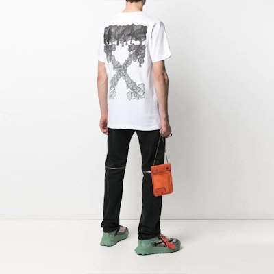 OFF-WHITE Spray Marker T-shirt White Black Lookbook OFF-WHITE Spray Marker T-shirt White Black