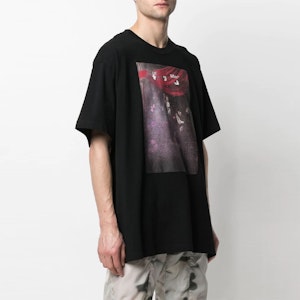 Off-White Sprayed Caravaggio S/S Over Tee Hitam/Putih OMAA038S21JER0051001 Shop Off-White Sprayed Caravaggio S/S Over Tee Hitam/Putih OMAA038S21JER0051001