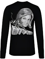 OFF-WHITE SS19 3D Pattern Crew Neck Black Pullover Sweatshirt OMAB021R191850041088 OFF-WHITE SS19 3D Pattern Crew Neck Black Pullover Sweatshirt OMAB021R191850041088