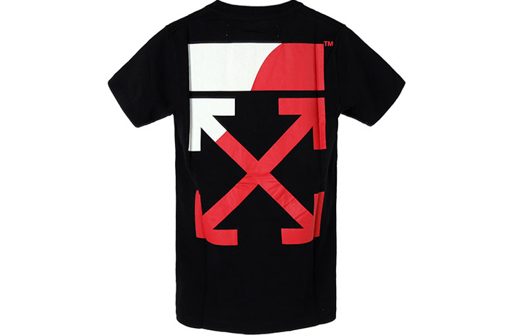 OFF-WHITE SS19 Black Arrows Print T-Shirt OMAA027S191850061020