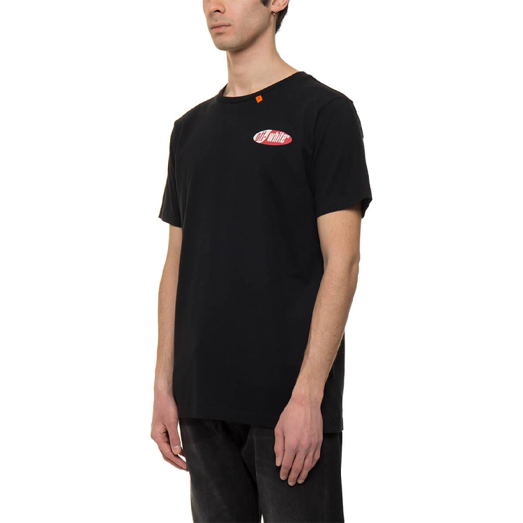 Details for 오프화이트 SS19 블랙 애로우 프린트 티셔츠 OMAA027S191850061020