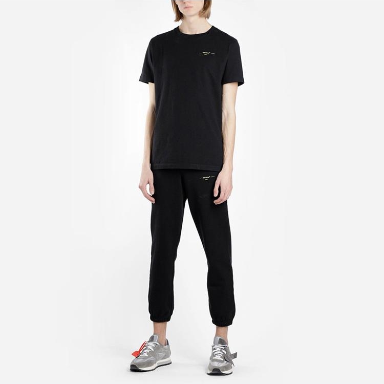 OFF-WHITE SS19 Black Graphic Arrow Back Print T-Shirt OMAA027F191850101060 圖 4