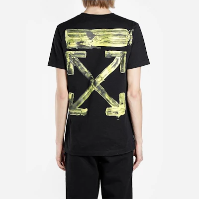OFF-WHITE SS19 Black Graphic Arrow Back Print T-Shirt OMAA027F191850101060 Purchase OFF-WHITE SS19 Black Graphic Arrow Back Print T-Shirt OMAA027F191850101060