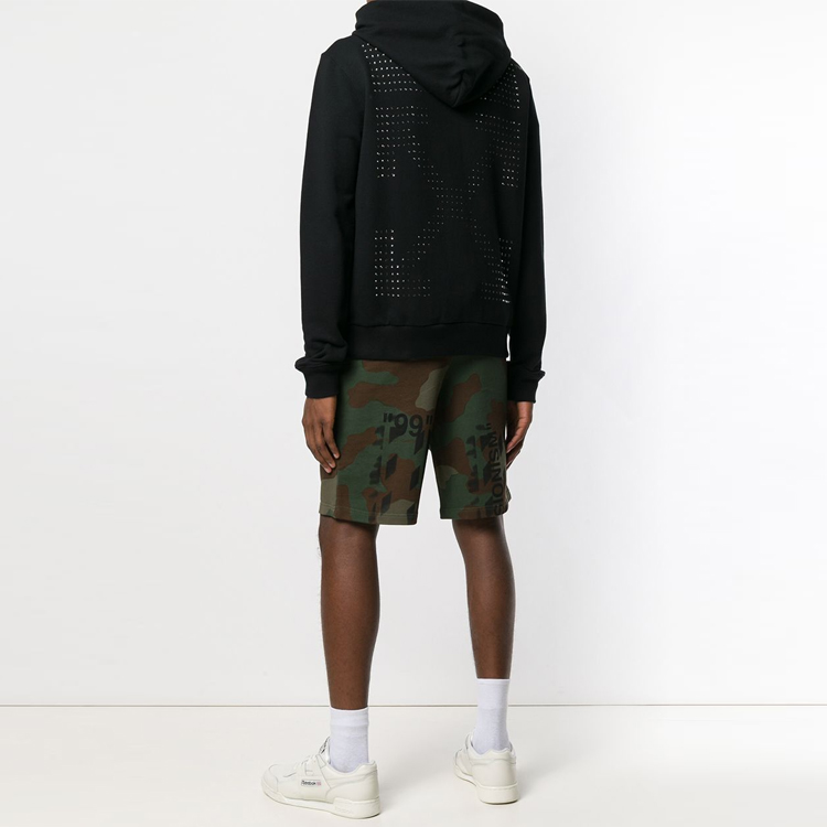 OFF-WHITE SS19 Black Logo Rhinestone Hoodie OMBE001R190030101008 圖 5