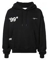 OFF-WHITE SS19 Black Loose Fit Graphic Back Hoodie OMBB037R19B970011088 OFF-WHITE SS19 Black Loose Fit Graphic Back Hoodie OMBB037R19B970011088