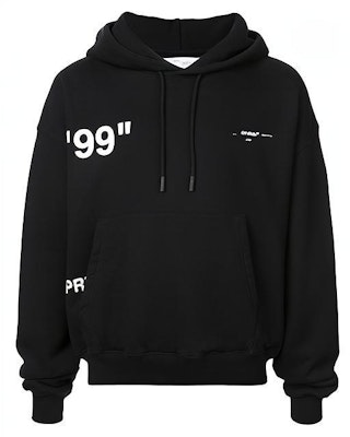 OFF-WHITE SS19 Hoodie Hitam Loose Fit dengan Grafis Belakang. OMBB037R19B970011088 Buy OFF-WHITE SS19 Hoodie Hitam Loose Fit dengan Grafis Belakang. OMBB037R19B970011088