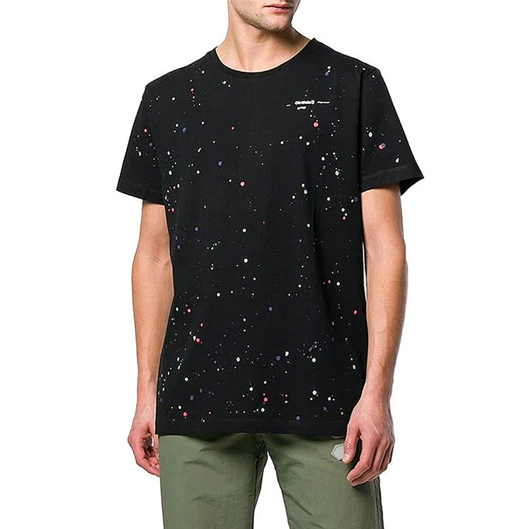 OFF-WHITE SS19 Black Spray Paint Graphic T-Shirt OMAA027R191850331088 圖 4