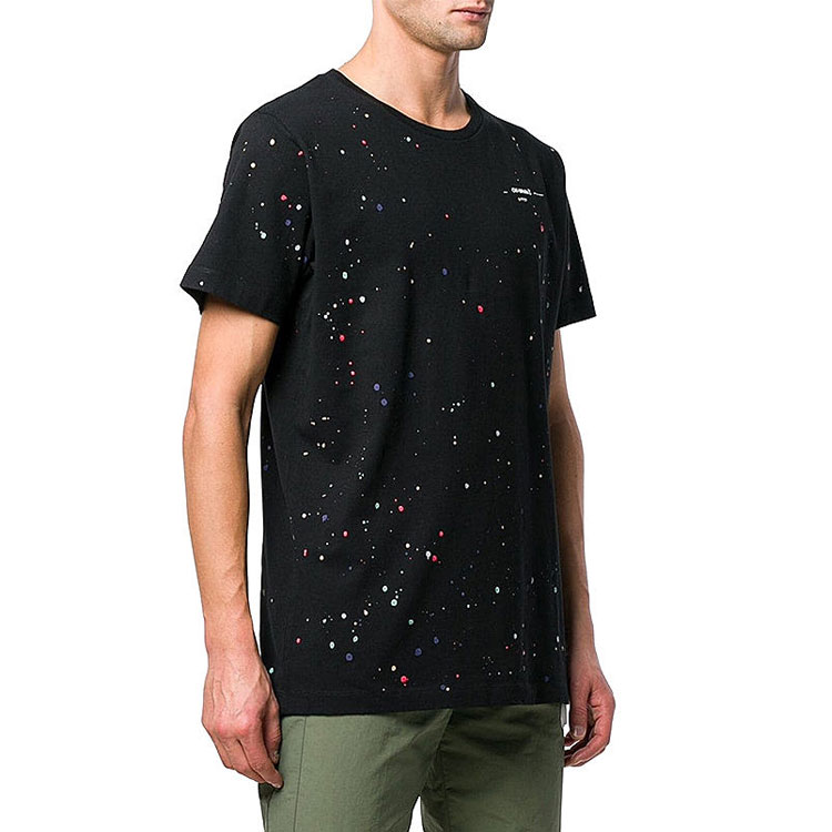 OFF-WHITE SS19 Black Spray Paint Graphic T-Shirt OMAA027R191850331088 圖 5