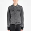 Shop OFF-WHITE SS19 Jaket Denim Cetakan Lukisan Kelabu Lelaki. OMYE019R19C270120888