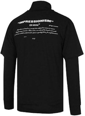 OFF-WHITE 男款双层图案拉链领长袖T恤 SS19系列 OMAB027R191850081088 Shop OFF-WHITE 男款双层图案拉链领长袖T恤 SS19系列 OMAB027R191850081088