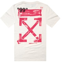 OFF-WHITE SS19 Graffiti Arrows Loose T-Shirt White OMAA038R191850150228 OFF-WHITE SS19 Graffiti Arrows Loose T-Shirt White OMAA038R191850150228
