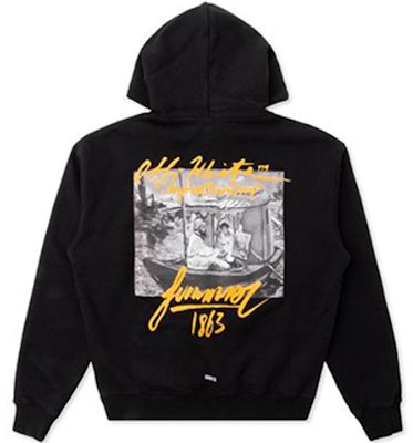 オフホワイト SS19 グラフィックプリント プルオーバーフーディー メンズ ブラック OMBB037R19B970091088 Buy オフホワイト SS19 グラフィックプリント プルオーバーフーディー メンズ ブラック OMBB037R19B970091088