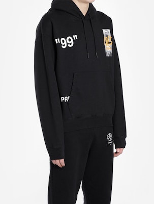 オフホワイト SS19 グラフィックプリント プルオーバーフーディー メンズ ブラック OMBB037R19B970091088 Details for オフホワイト SS19 グラフィックプリント プルオーバーフーディー メンズ ブラック OMBB037R19B970091088