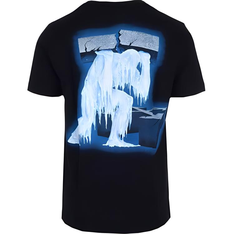 OFF-WHITE SS19 Ice Man Graphic T-Shirt Black - OMAA027R191850011088 圖 3