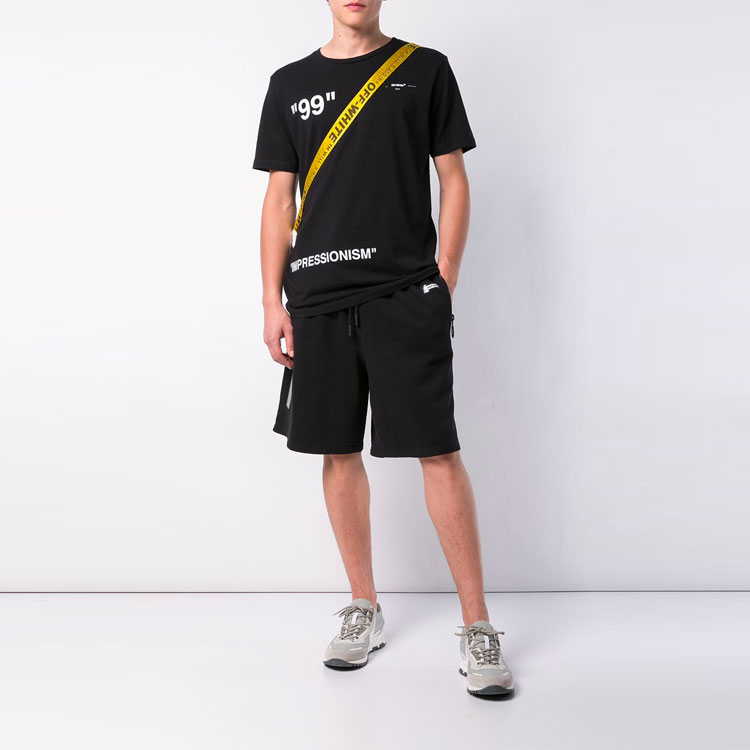OFF-WHITE SS19 Ice Man Graphic T-Shirt Black - OMAA027R191850011088 圖 6