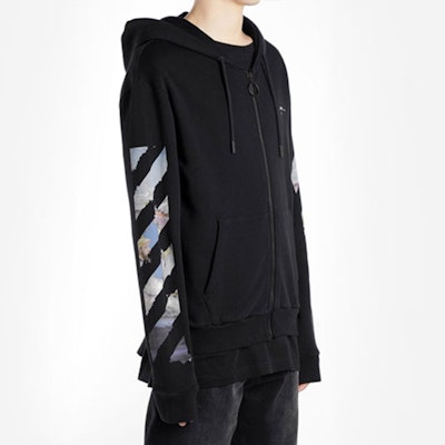 OFF-WHITE SS19 Jaket Hoodie Lukisan Minyak Unisex Hitam OMBE001R190030121088 Purchase OFF-WHITE SS19 Jaket Hoodie Lukisan Minyak Unisex Hitam OMBE001R190030121088